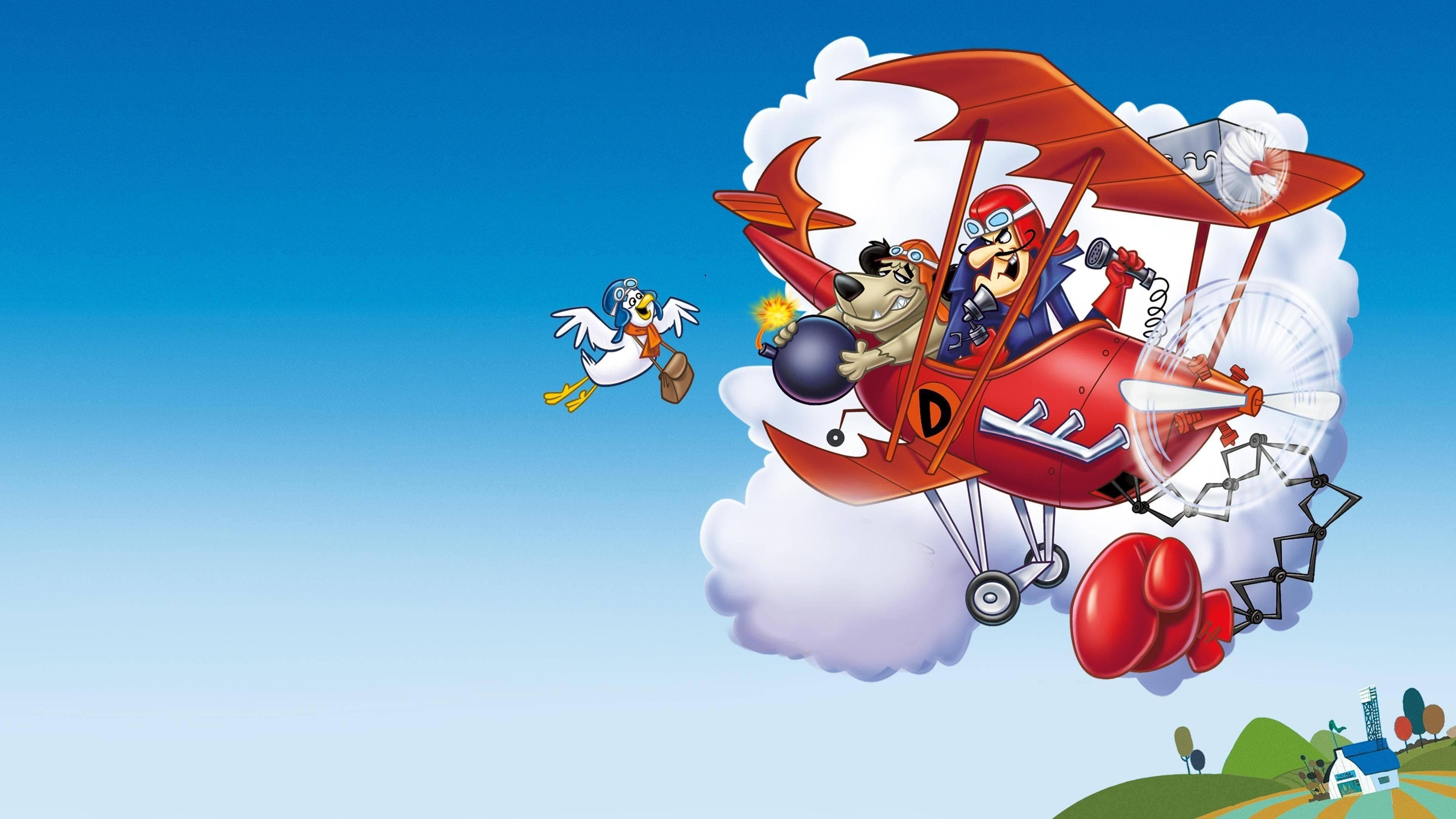 Las aventuras de Pierre Nodoyuna y Patán en sus máquinas voladoras