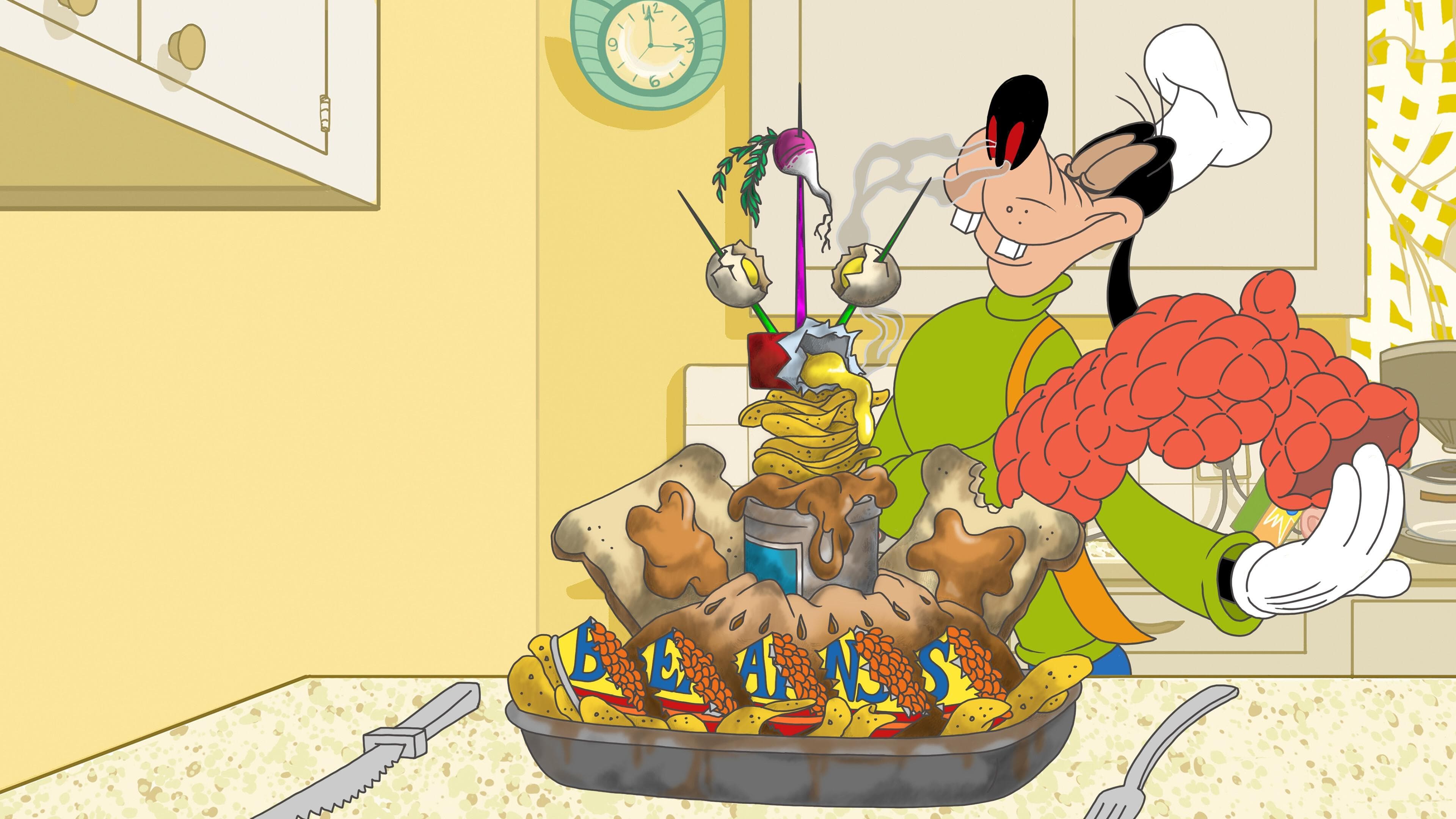 Goofy en Quédata en casa