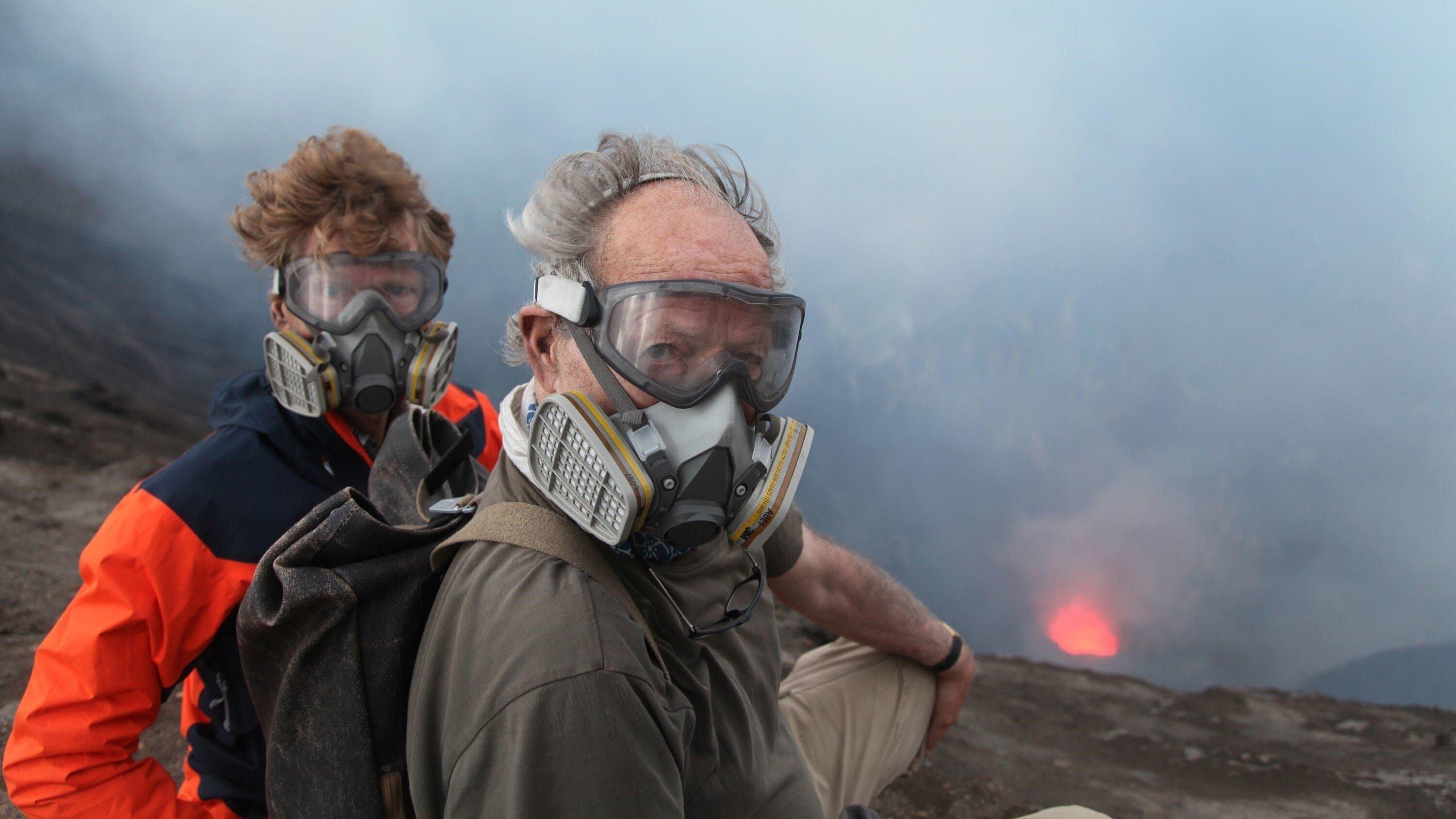 Dentro del volcán