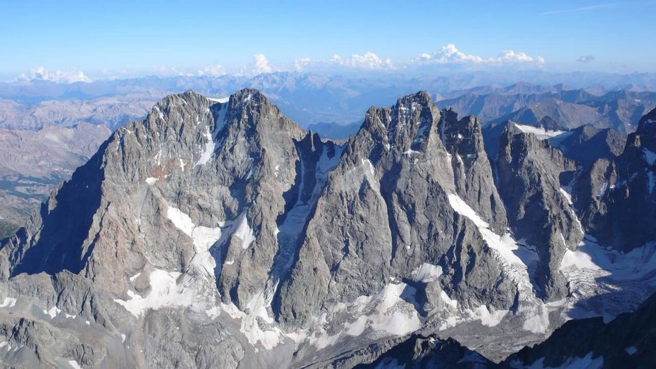 Die Alpen von Oben