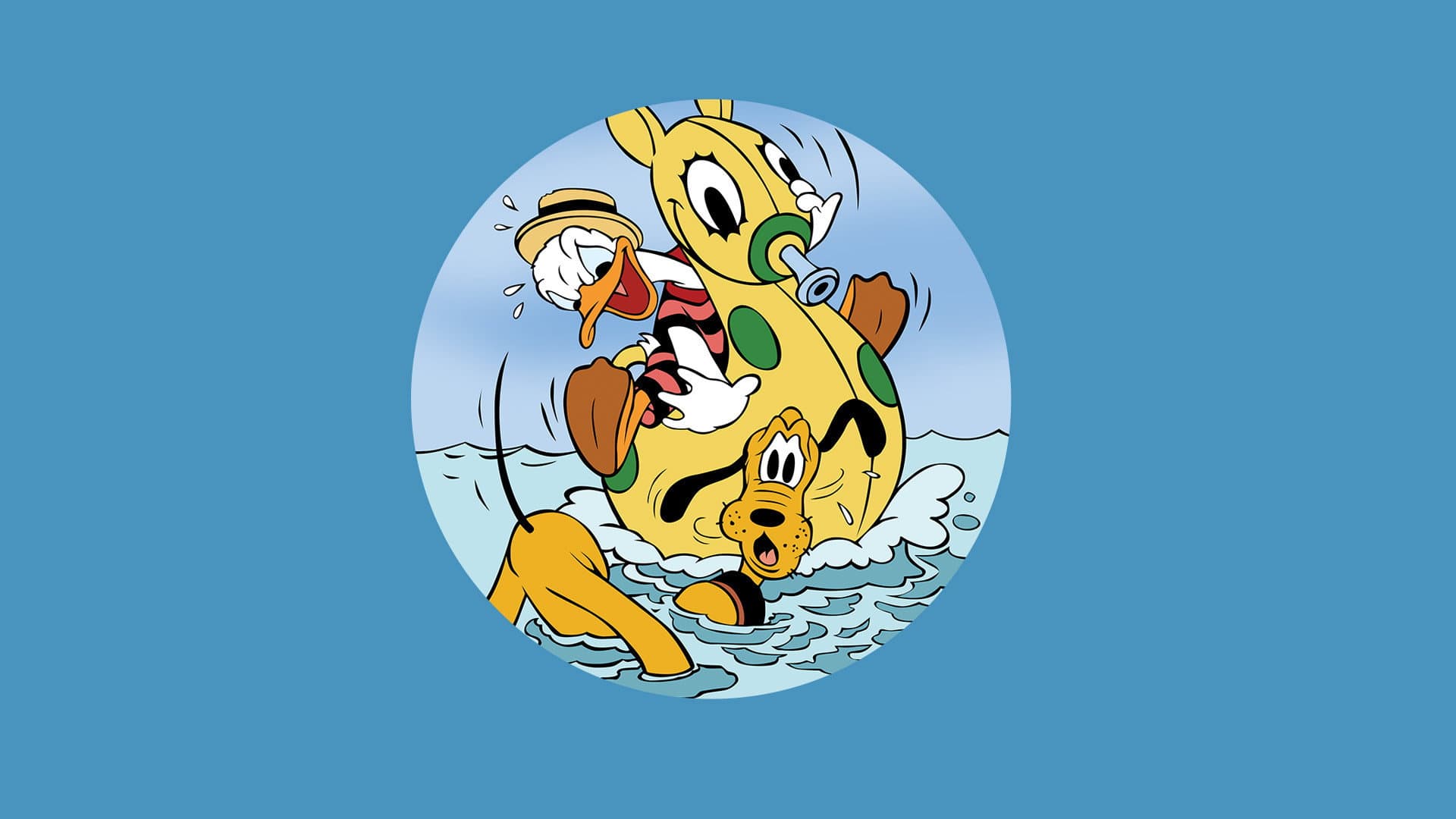 Mickey, Donald, Pluto et Dingo en vacances