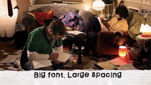 Big Font. Large Spacing — foto 1