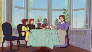 Ana es invitada a tomar el té