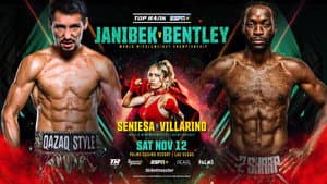 Janibek Alimkhanuly vs. Denzel Bentley — foto 1