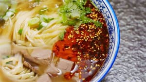 Fideos con carne