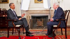 David Attenborough Meets President Obama — foto 4
