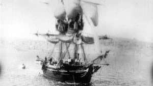 Arrivée d’un bateau et mise à l’ancre — foto 1