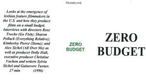 Zero Budget — foto 1