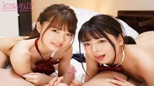 「ボクには彼女がいるのに…」密着フォーメーション逆3Pで痴女られ朝から晩までずーっと腰を振られてたっぷり射精させられたボク 松本いちか 丘えりな — foto 5