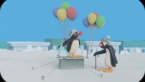 Pingu toma vuelo