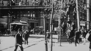 New York, descente des voyageurs du pont de Brooklyn — foto 1