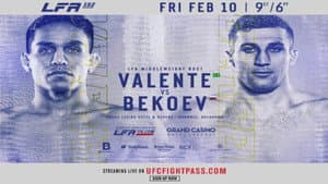 LFA 152: Valente vs. Bekoev — foto 1
