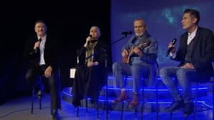 Tertulia de cantautores: Rafael Mendoza, Bruno Danzza y Jaime Flores