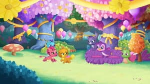 Fiesta en el bosque de fábula
