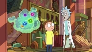 Morty escapa en la noche