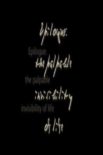 Epilogue: The Palpable Invisibility of Life