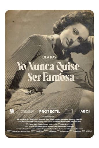 Yo nunca quise ser famosa