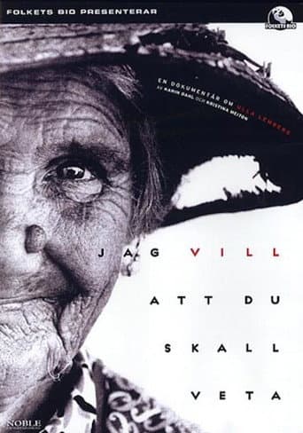 Jag vill att du ska veta