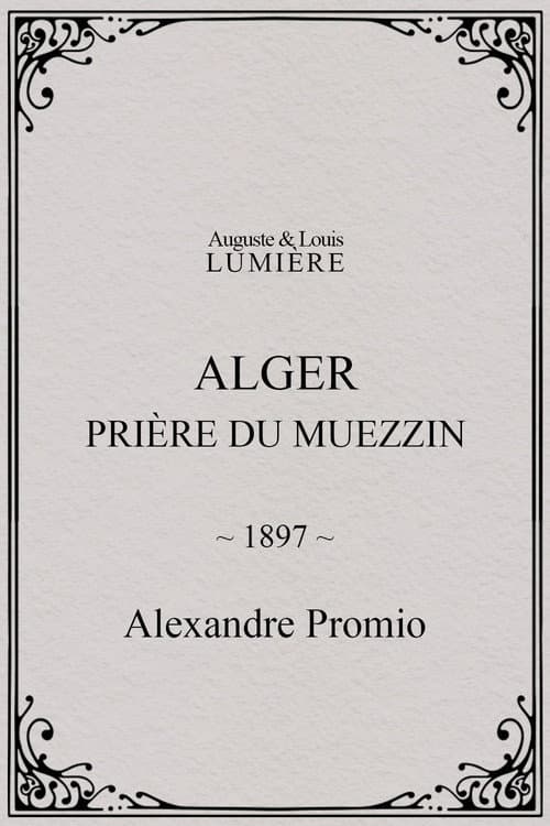 Alger : prière du muezzin