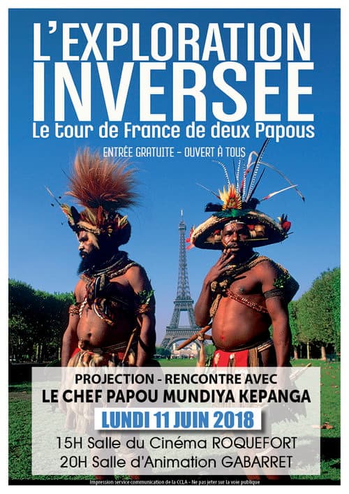 L'exploration inversée -  Le Tour de France de deux Papous