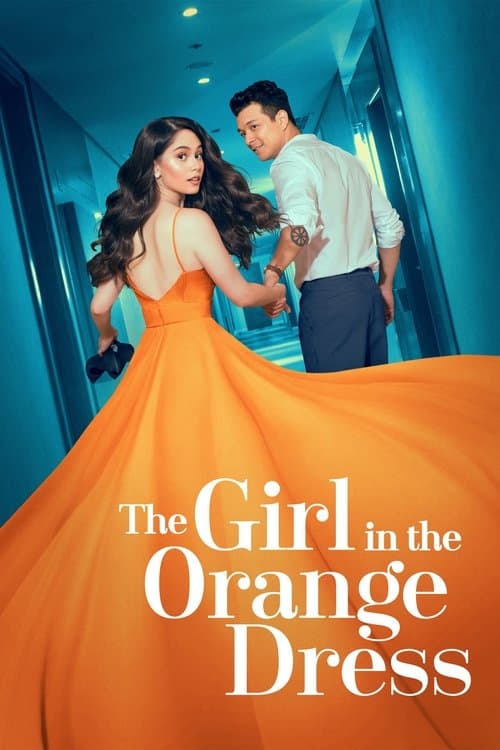 La chica del vestido naranja