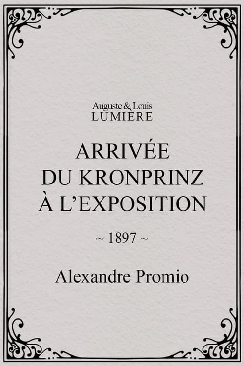 Arrivée du kronprinz à l’exposition