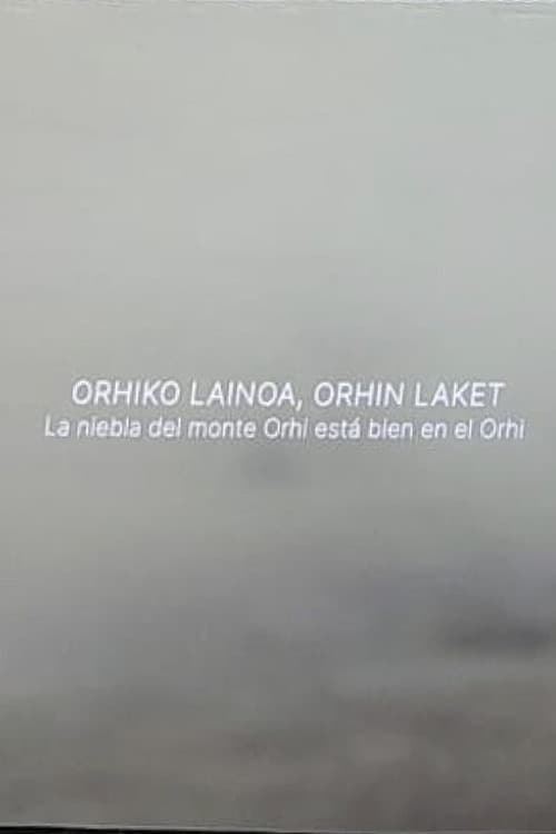 La niebla del monte Ohri está bien en el Ohri