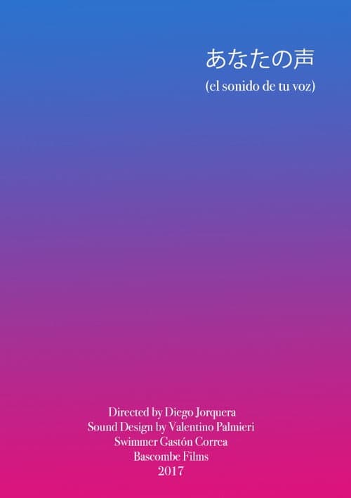 El sonido de tu voz