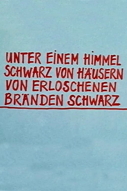 Telekritik: Unter einem Himmel schwarz von Häusern von erloschenen Bränden schwarz