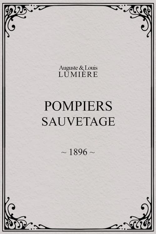 Pompiers : sauvetage