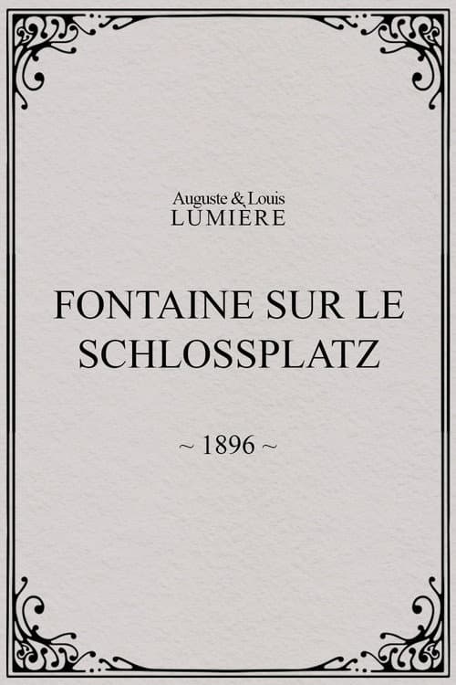 Fontaine sur le Schlossplatz