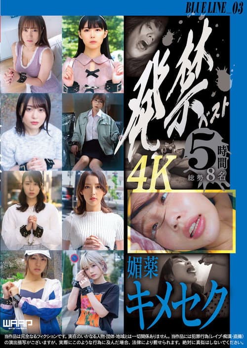 発禁ベスト　媚薬キメセク　BLUE LINE_03／茜（26） その他 7名