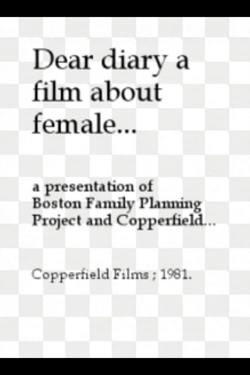 Dear Diary: A Film About Female Puberty