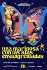 Una farfalla con le ali insanguinate